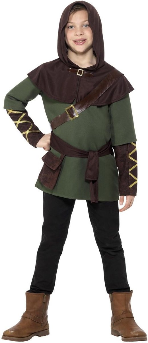 Robin Hood Kostuum | Nachtmerrie Van De Sheriff Robin Hood | Jongen | Medium | Carnaval kostuum | Verkleedkleding